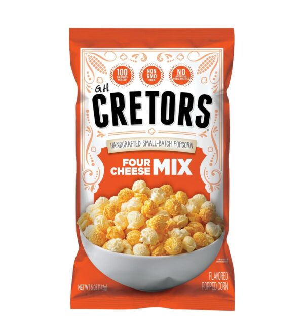 G.H. Cretors Cretors Four Cheese Mix, 5 Oz Bags (Pack Of 12)